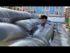 編まれたGeoextileはGeotube袋を排水する沈積物のための高い引張強さを袋に入れる