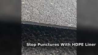 鋭利な岩石用の耐穿刺性の高い HDPE ジオメンブレン