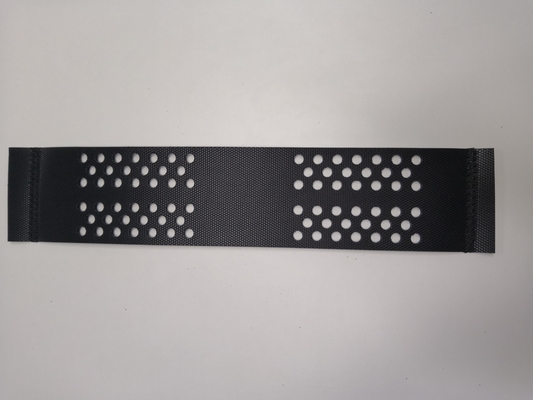 黒い傾斜路の道路工事の砂利のHDPE Geocellは安定した