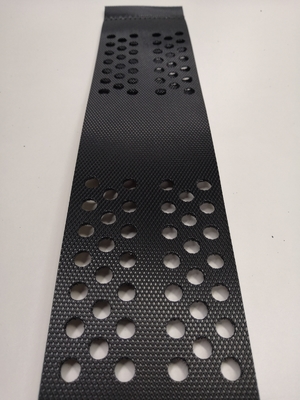 黒いHDPE Geocell Geotechは砂利の私道のペーバー斜面の保護のために格子がつく