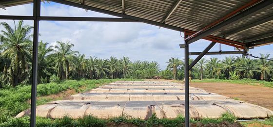 滑らかな表面 PP 織物 地質繊維 オーダーメイド 長さ 水浸透性 織物 土木工学や農業用に最適