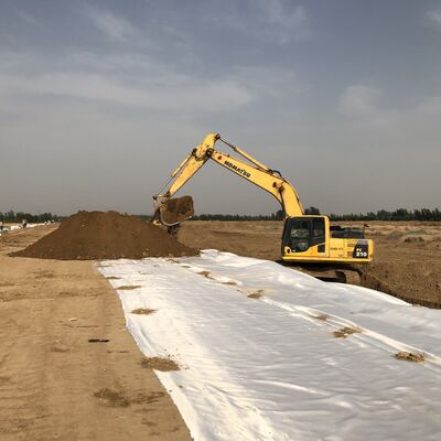 工業用ポリプロピレンPET織布ジオテキスタイル 300g 耐久性 河川堤防用