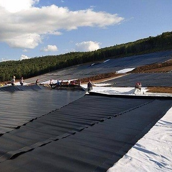 農業用水貯留池用 HDPE ジオメンブレンライナー