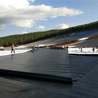 産業化学および廃水ラグーンのための防水障壁 HDPE ジオメンブレン ライナー