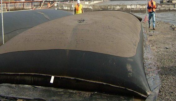 Woven Geotextile Tube Container For Swampland Reclamation Project