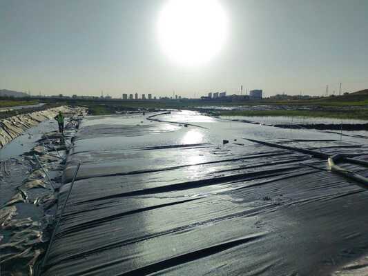 High Flow Nonwoven Geotextile Tube Container for Reservoir Sediment Removal
