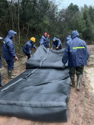 Woven Geotextile Tube Container For Swampland Reclamation Project