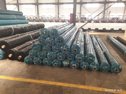 補強される150-50knによって編まれるGeotextileの生地320gsmの高力