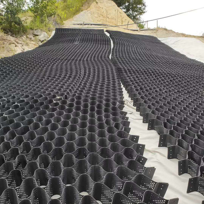 私道のHDPE ジオセルは格子ペーバーの土安定ジオセルの擁壁をひいた