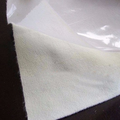 0.75 1.5mm 3mm滑らかな合成の防音シートのHDPEはさみ金ロール トンネルのごみ処理