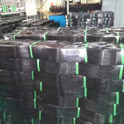 黒い傾斜路の道路工事の砂利のHDPE Geocellは安定した